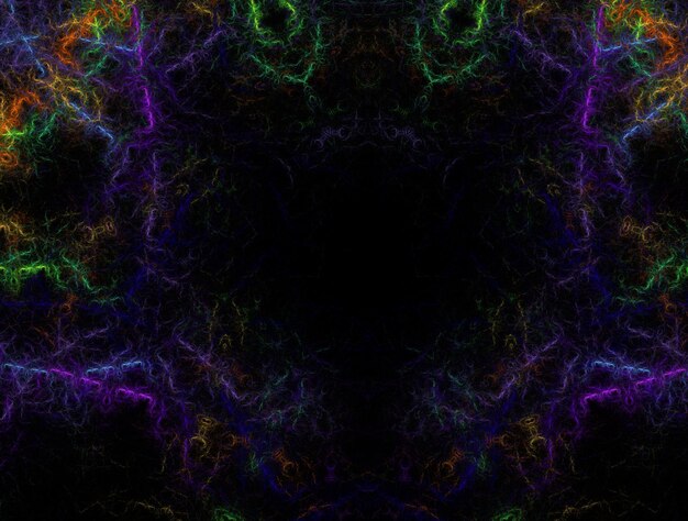 Imagen de fondo abstracto fractal imaginativo