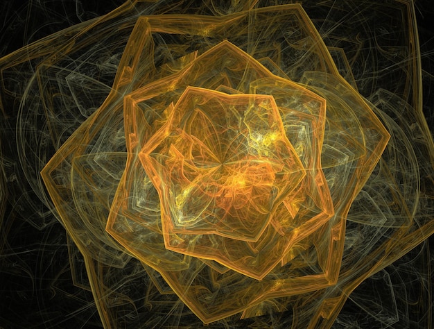 Imagen de fondo abstracto fractal imaginativo