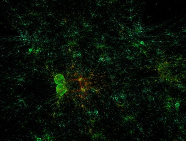 Imagen de fondo abstracto fractal imaginativo