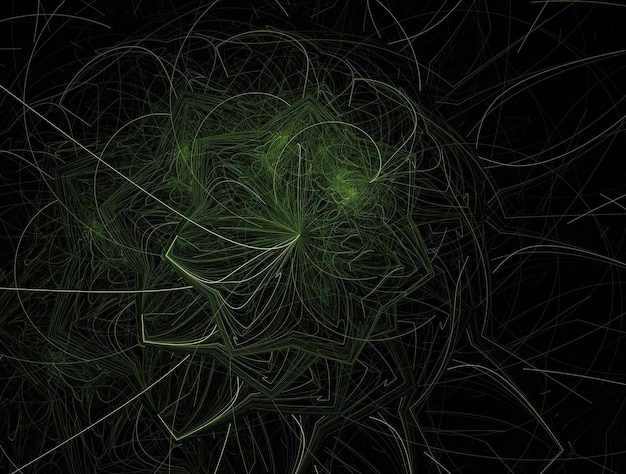 Imagen de fondo abstracto fractal imaginativo