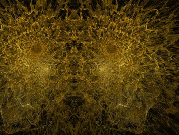 Imagen de fondo abstracto fractal imaginativo