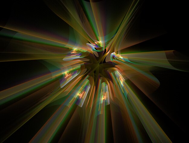 Imagen de fondo abstracto fractal imaginativo