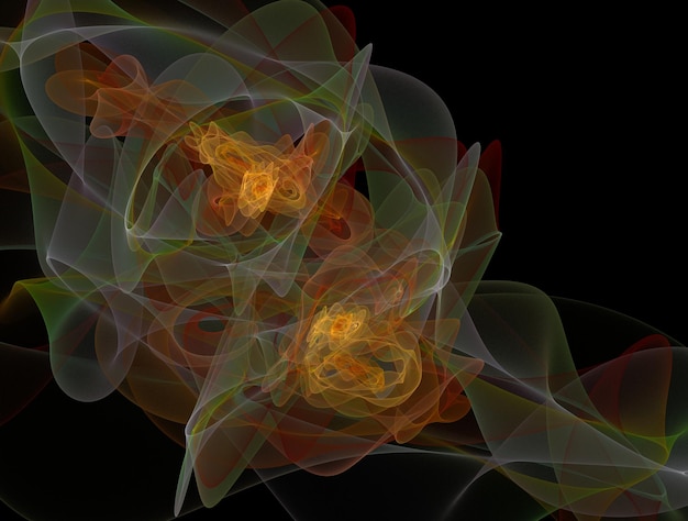 Imagen de fondo abstracto fractal imaginativo