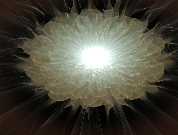 Imagen de fondo abstracto fractal imaginativo