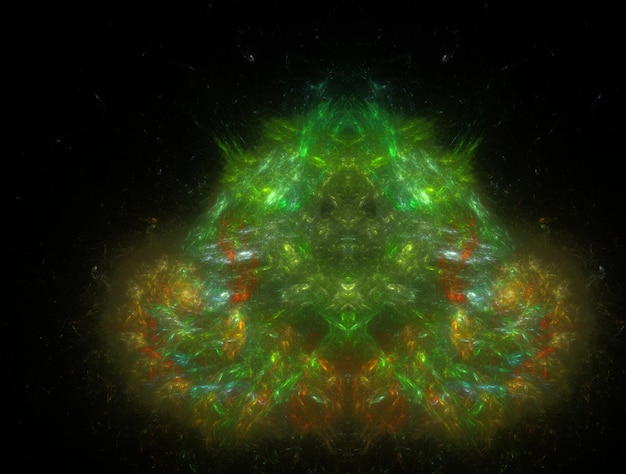 Imagen de fondo abstracto fractal imaginativo