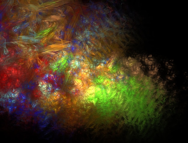 Imagen de fondo abstracto fractal imaginativo