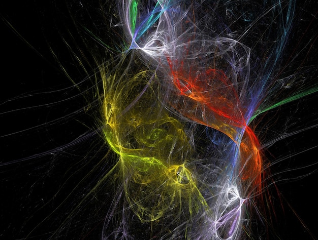 Imagen de fondo abstracto fractal imaginativo