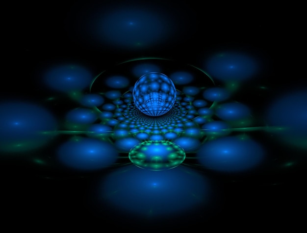 Imagen de fondo abstracto fractal imaginativo