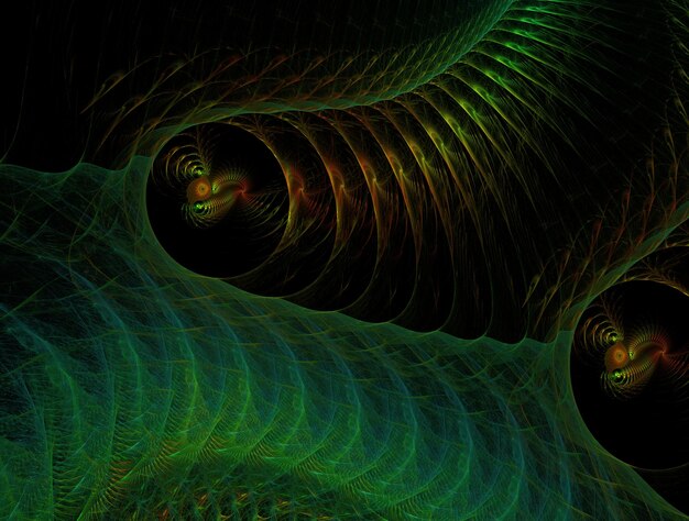 Imagen de fondo abstracto fractal imaginativo