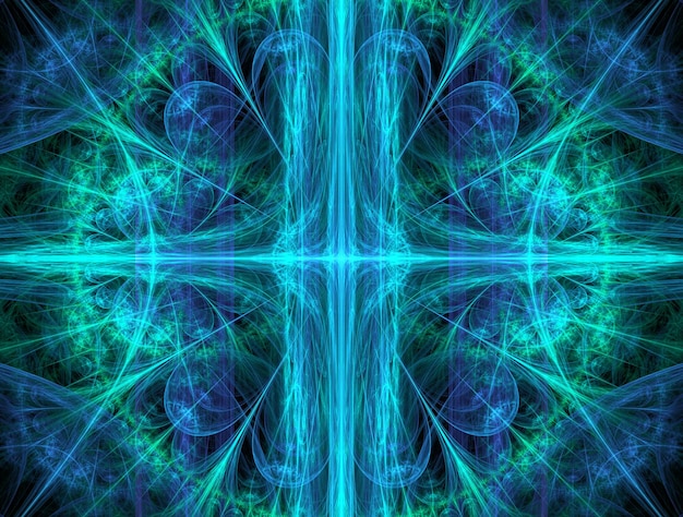 Imagen de fondo abstracto fractal imaginativo