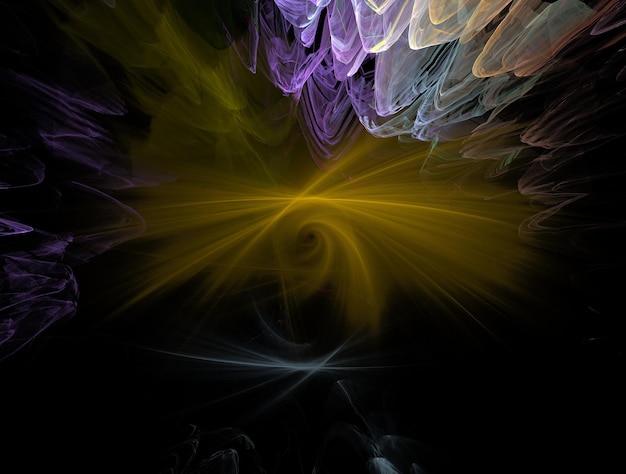 Imagen de fondo abstracto fractal imaginativo