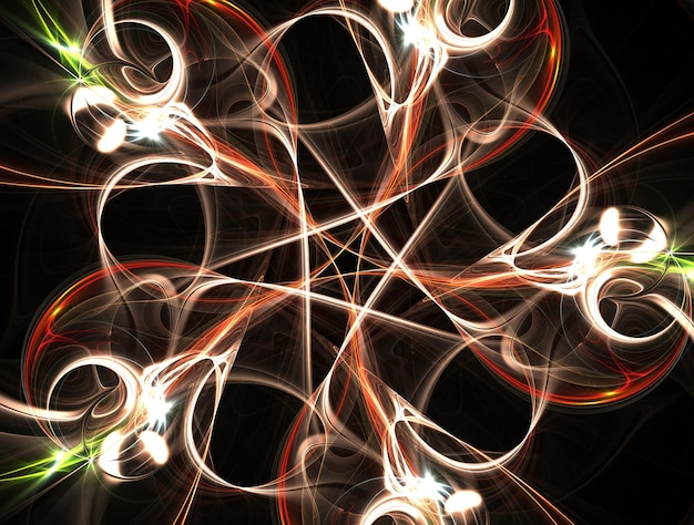 Imagen de fondo abstracto fractal imaginativo