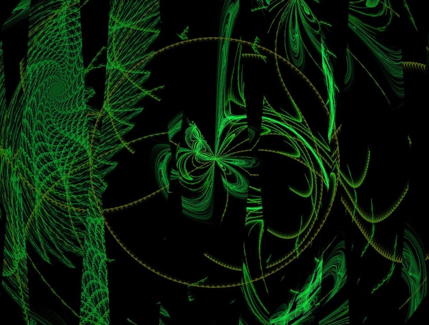 Imagen de fondo abstracto fractal imaginativo