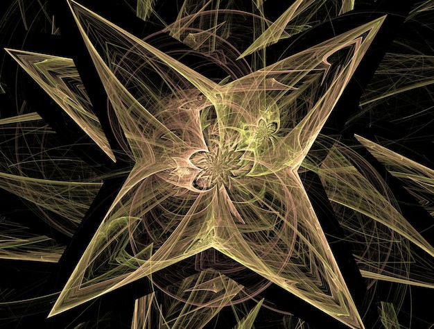 Imagen de fondo abstracto fractal imaginativo