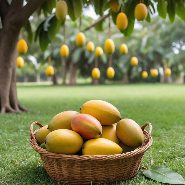 Imagen y fondo del árbol de mango