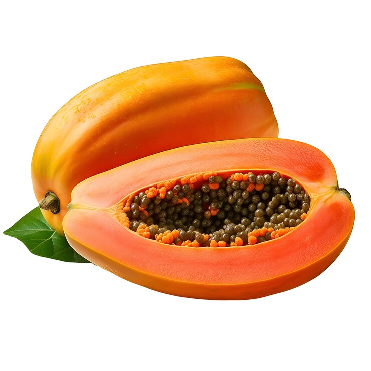 Imagen de fondo blanco aislado de frutas