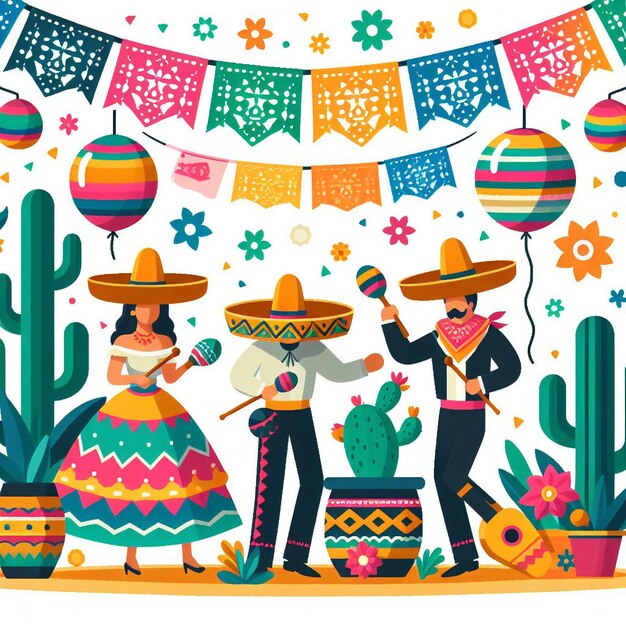 Imagen de fondo del Cinco de Mayo