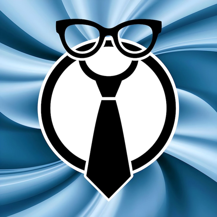 Foto imagen de fondo del día internacional de los hombres con corbata y gafas