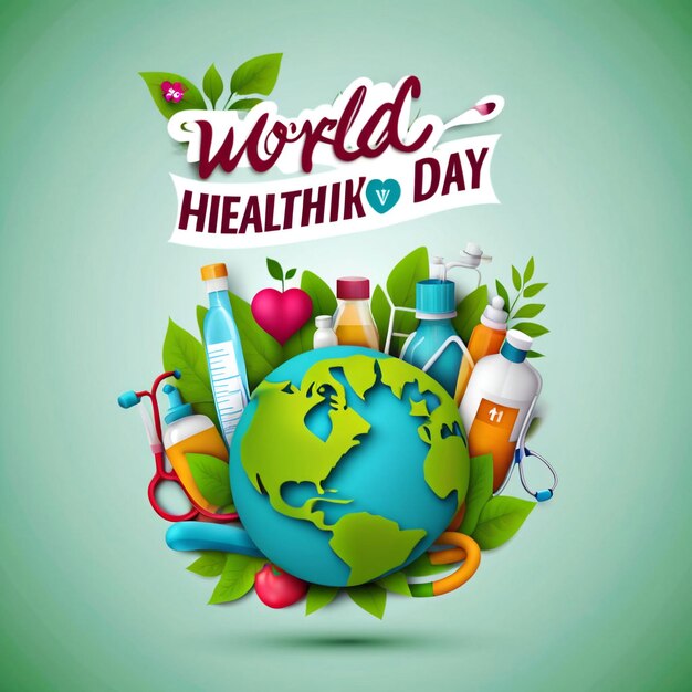 Imagen de fondo del Día Mundial de la Salud