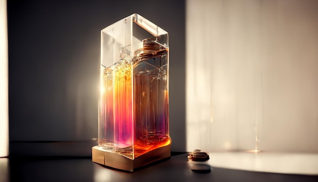 Imagen de fondo del escenario del podio de visualización del producto