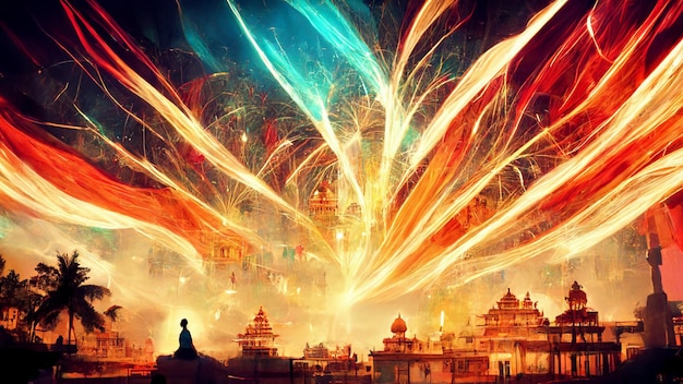 Imagen de fondo para el festival y la cultura de la India