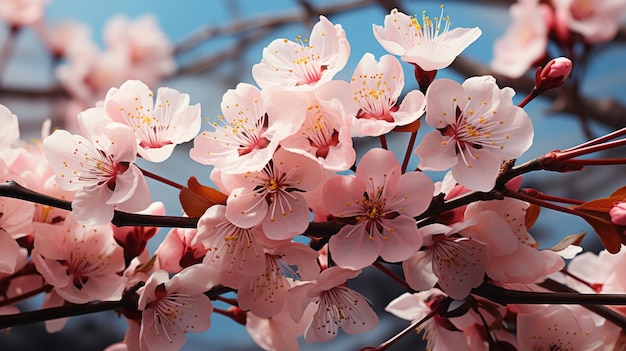 Imagen de fondo de flores rosadas HD