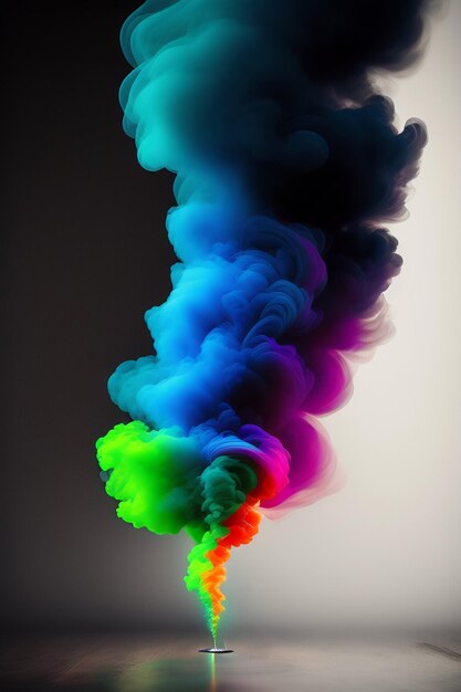 Imagen de fondo generada por la IA de un patrón abstracto moderno con colores complementarios