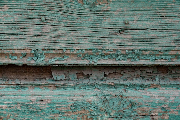 Imagen de fondo hecha de viejos tableros de madera verde