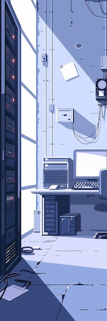 Imagen de fondo limpia con el hardware de la computadora