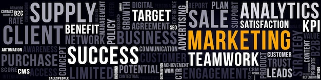 Imagen de fondo de marketing Ilustración de la portada de LinkedIn Imagen de portada