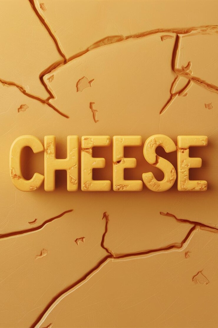 Foto una imagen de fondo marrón con una imagen de un queso