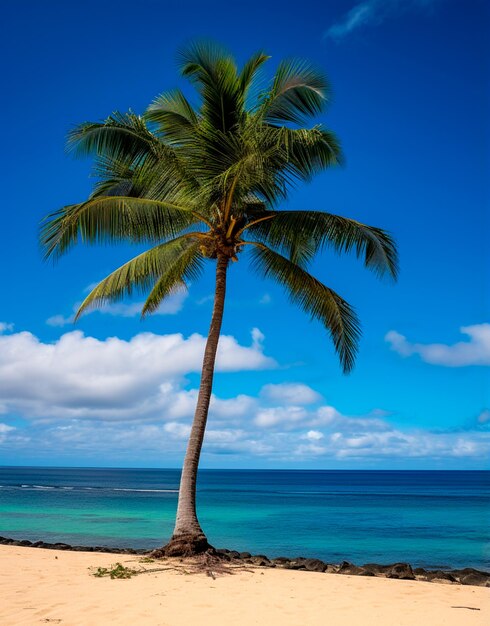 imagen de fondo de palmeras en una playa