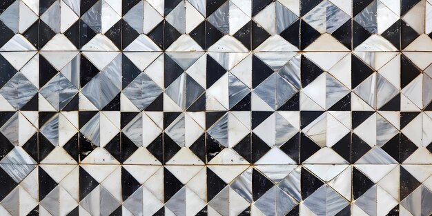 imagen de fondo de un patrón de azulejos de rombo fondo cerámico