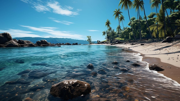 Imagen fotográfica de papel tapiz tropical en alta definición