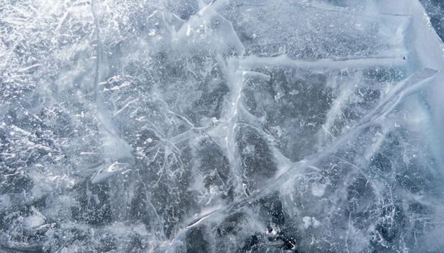 Imagen de fotograma completo de textura de hielo