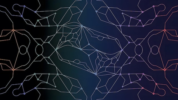 Imagen generada por computadora de un cable complejo