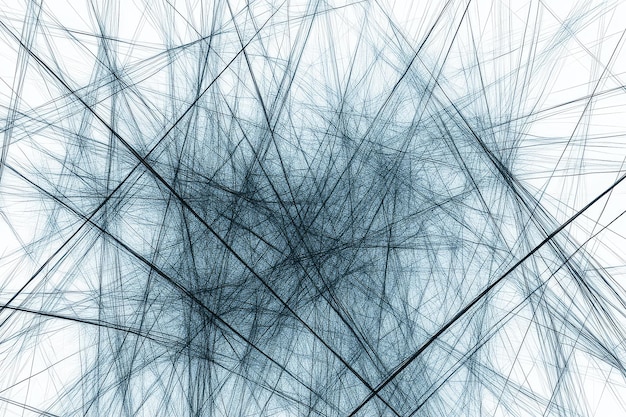 una imagen generada por computadora de un fondo abstracto azul con muchas líneas