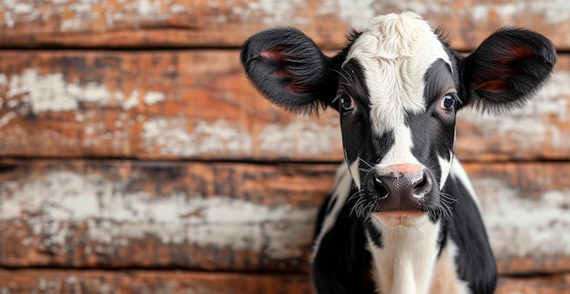 Imagen generada por la IA de una vaca en un fondo blanco aislado