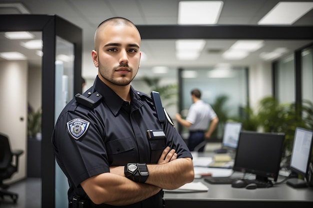 Foto imagen generada por un oficial de policía ai