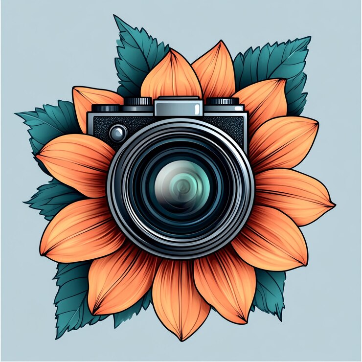 una imagen de un girasol con una imagen de una girasol
