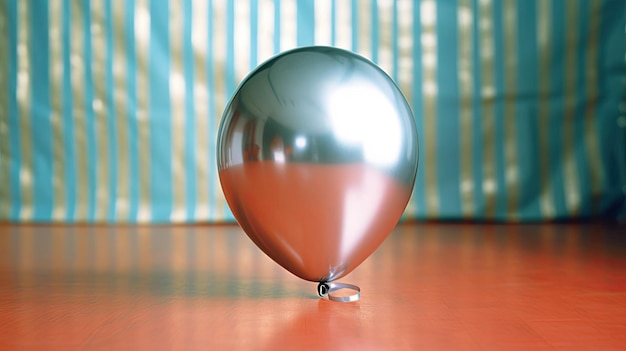 Imagen de globo con un fondo sencillo