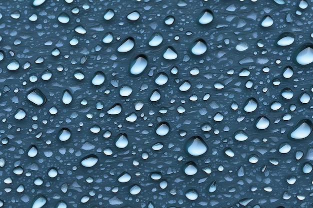 Foto imagen de gotas de agua generadas por ai