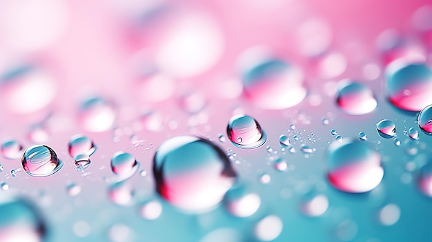 imagen de gotas de lluvia fondo azul con gotas de agua