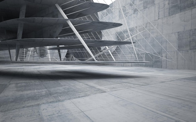 Una imagen gris y blanca de un avión en un edificio.