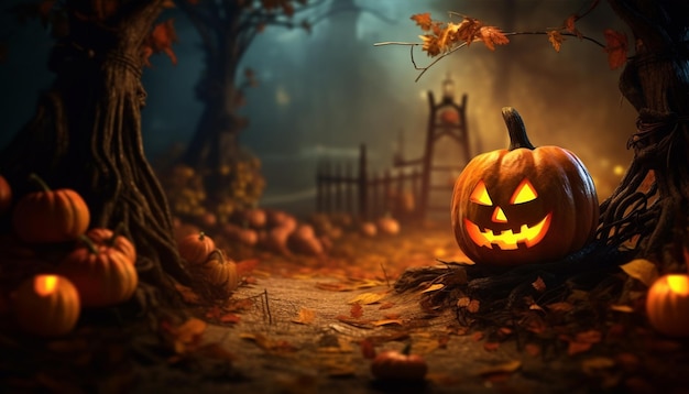 imagen de halloween con campo de texto fondo de halloween