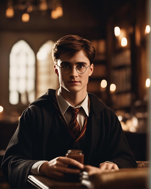 Imagen de Harry Potter de la autora británica JK Rowling