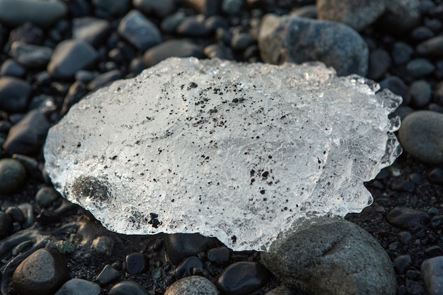 Foto imagen de la hermosa naturaleza en islandia