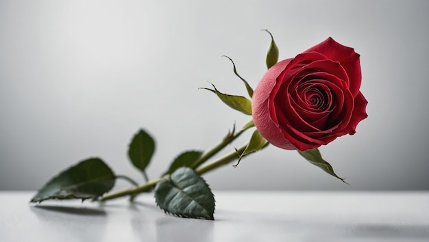 Imagen de una hermosa rosa roja 24