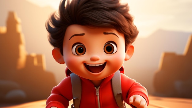 imagen de un hermoso niño con rostro angelical