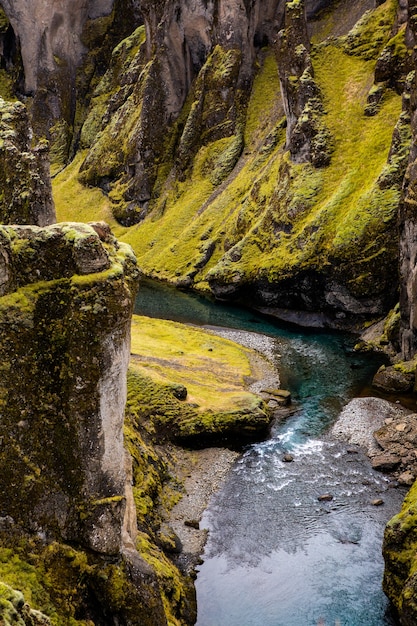 Imagen del hermoso paisaje de Islandia